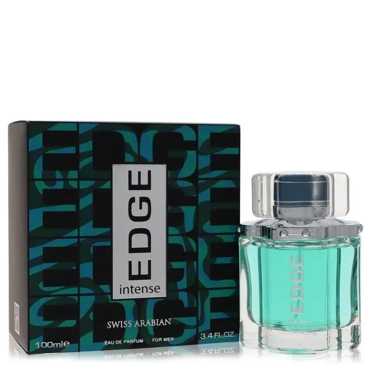 Edge Intense  Eau De Toilette Spray 3.4 oz For Men by Swiss Arabian