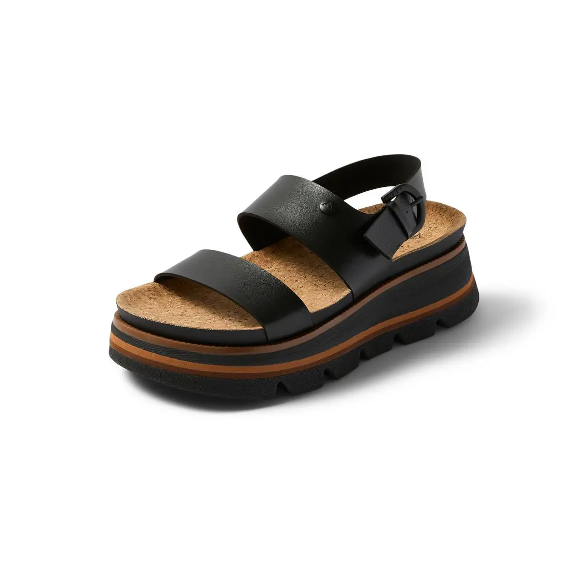 Womens Sandals Vista Luxe Liah Sunset Bronze 7 black by Reef