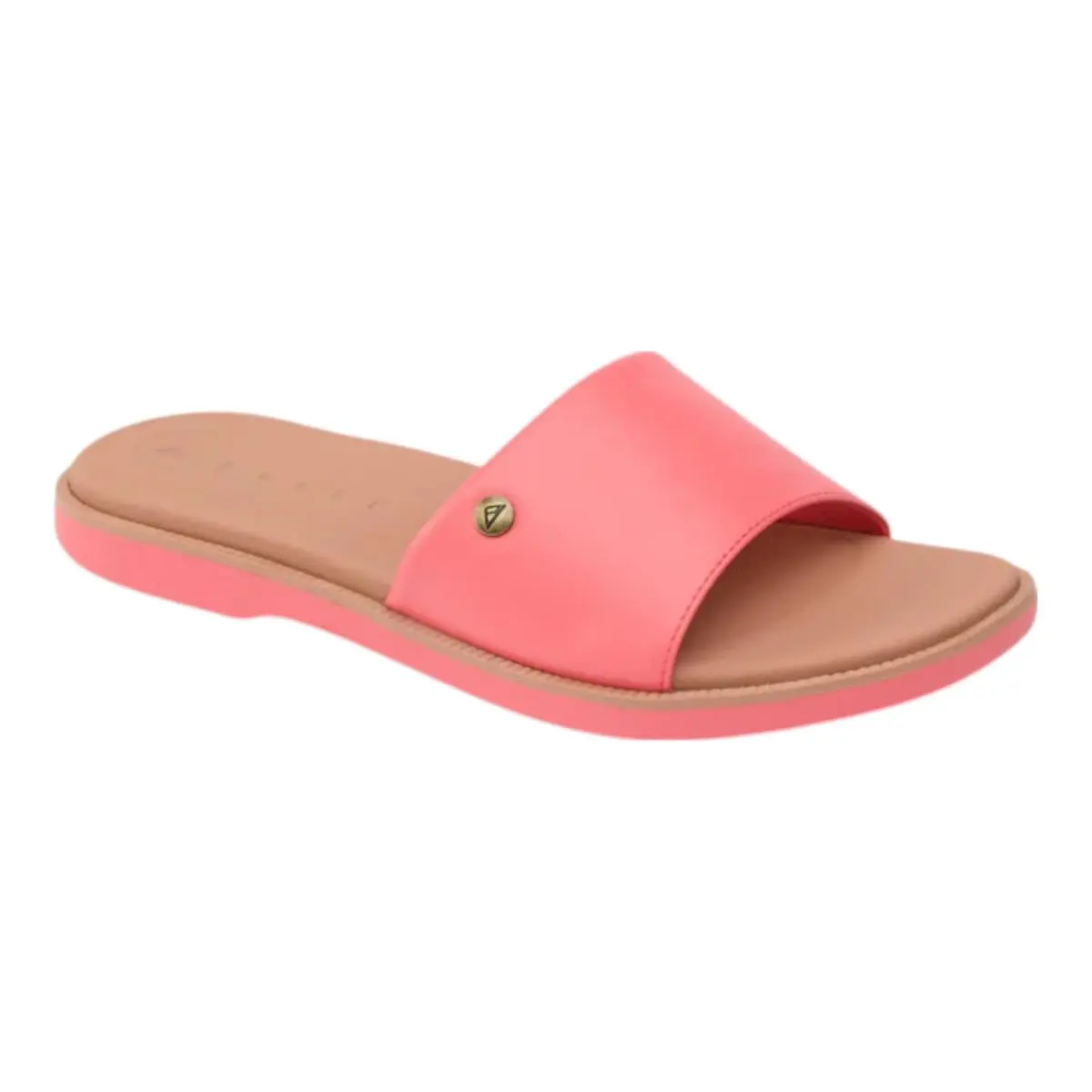 Sunny Arrianah Women`s Fashion Slide Sandal Soft Molded Footbed coral by Reef