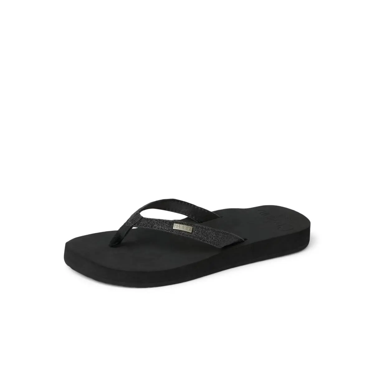 Star Cushion Womens Flip Flop Soft Footbed Arch Support black by Reef