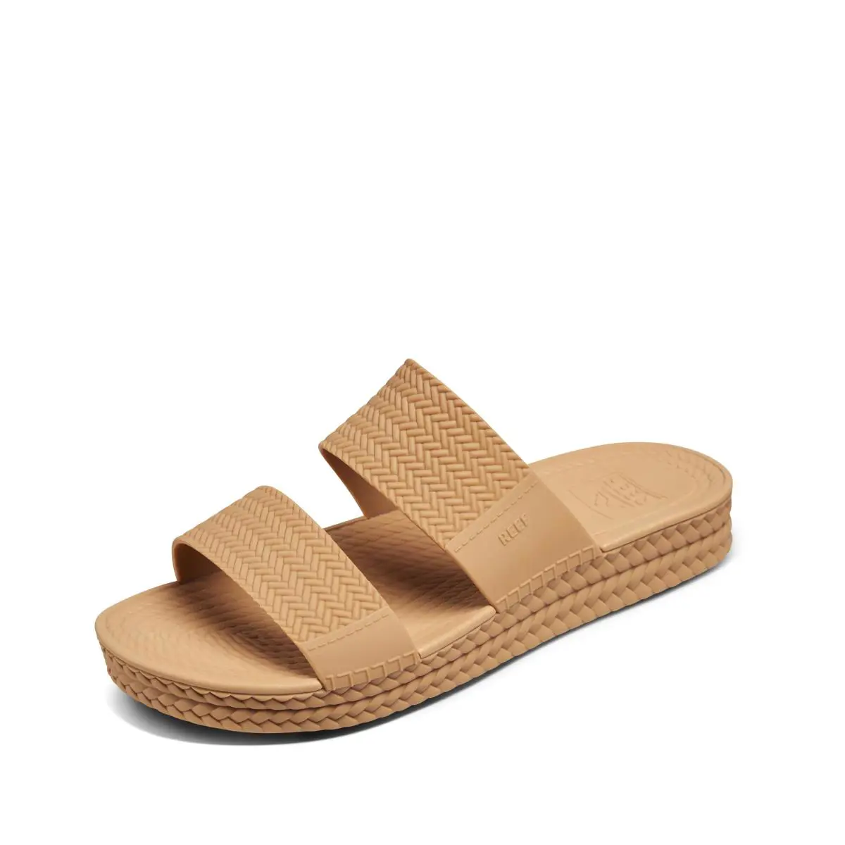 Water Vista Slide Womens Platform Slide Friendly Arch Support natural by Reef