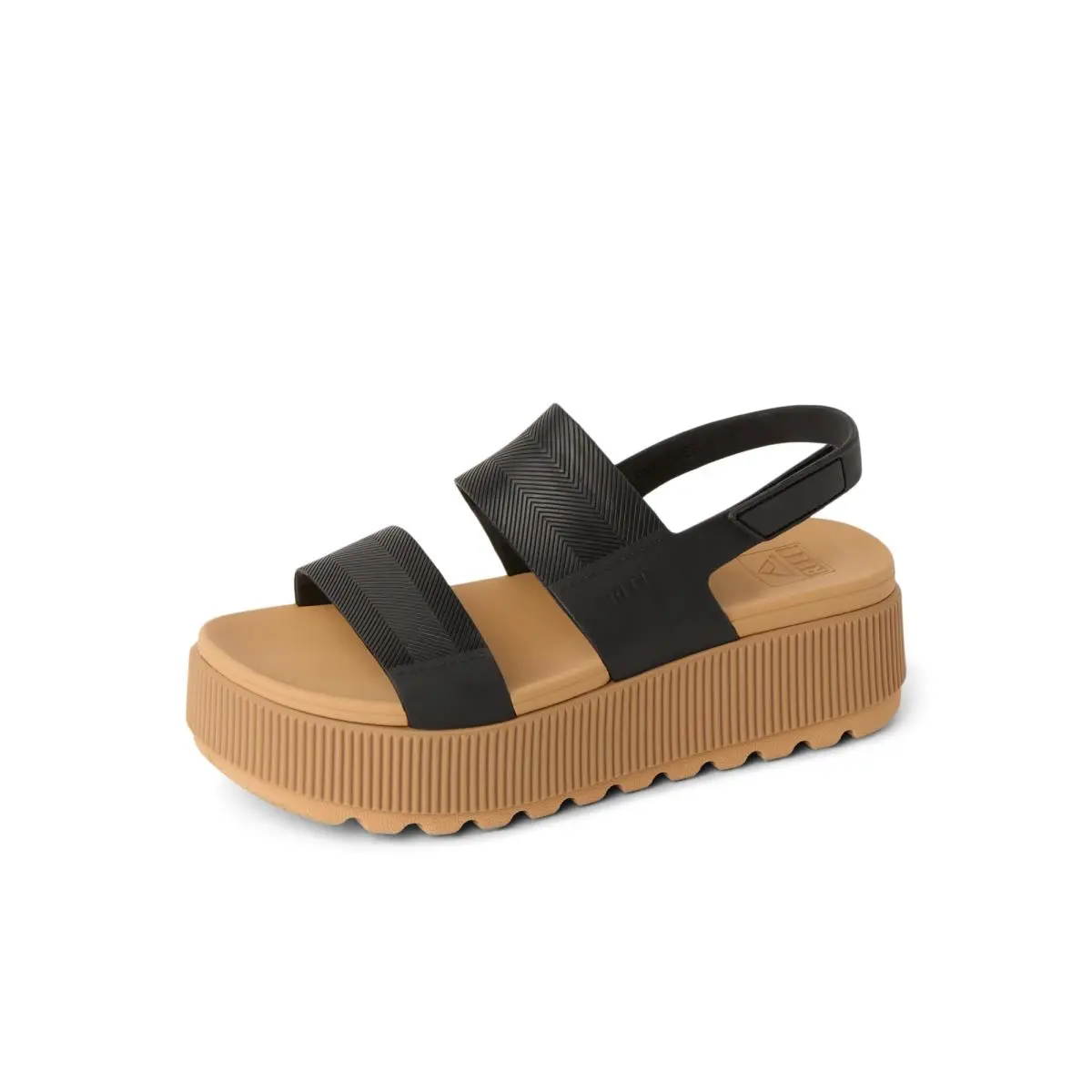 Women`s Water Vista Higher Platform Sandal Friendly black tan by Reef