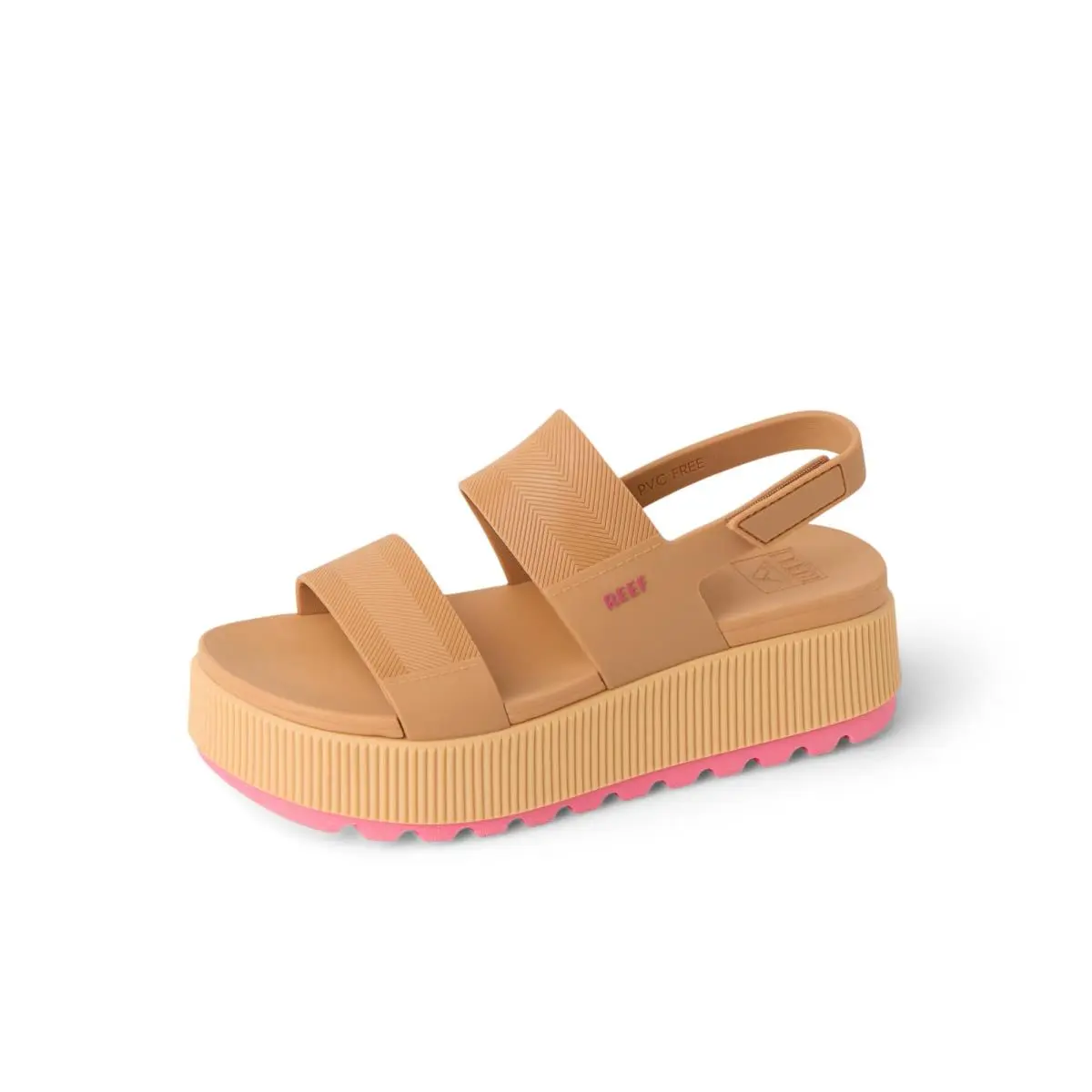 Women`s Water Vista Higher Platform Sandal Friendly natural hot pink by Reef