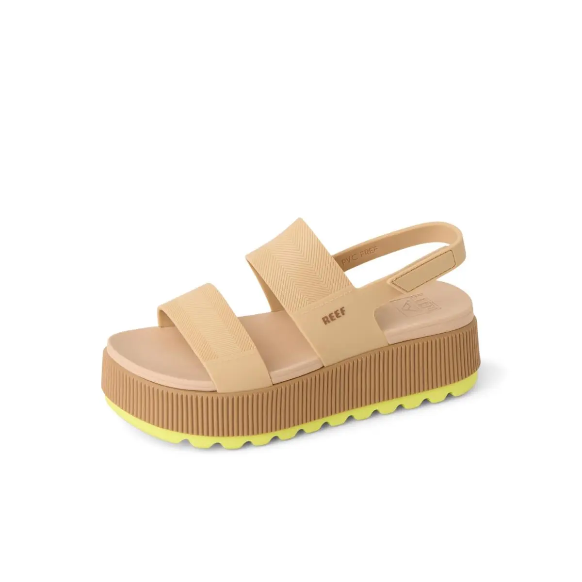 Women`s Water Vista Higher Platform Sandal Friendly sand lime by Reef