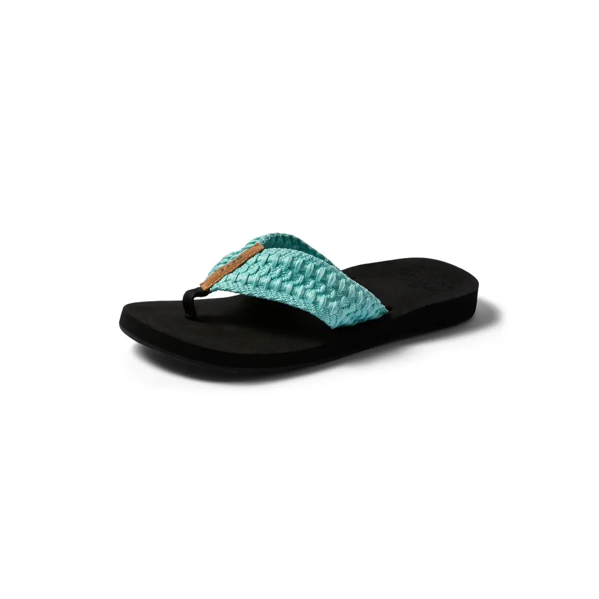 Cushion Threads Womens Flip Flop Ultra Soft Footbed aqua by Reef