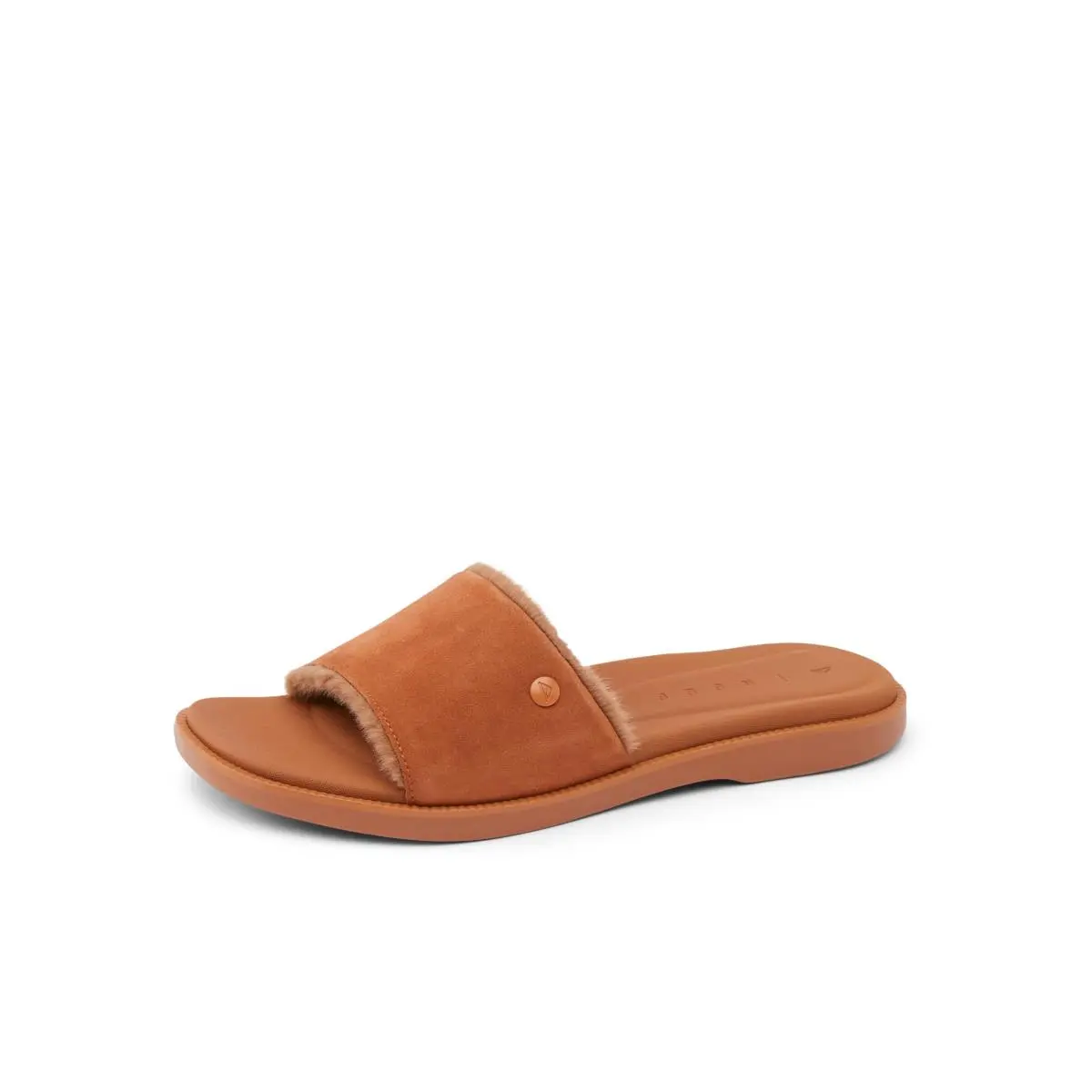Reef Sunny Arrianah Cozy Womens Slide Sandal Full Grain Leather Soft