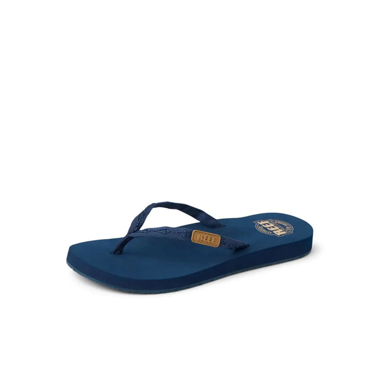 Ginger Womens Beach Flip Flop Soft Woven Strap Made From navy by Reef