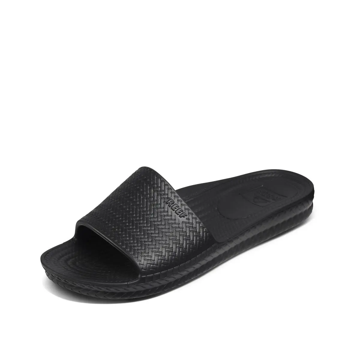 Water Scout Womens Beach Slide Sandal Soft and Supportive black by Reef