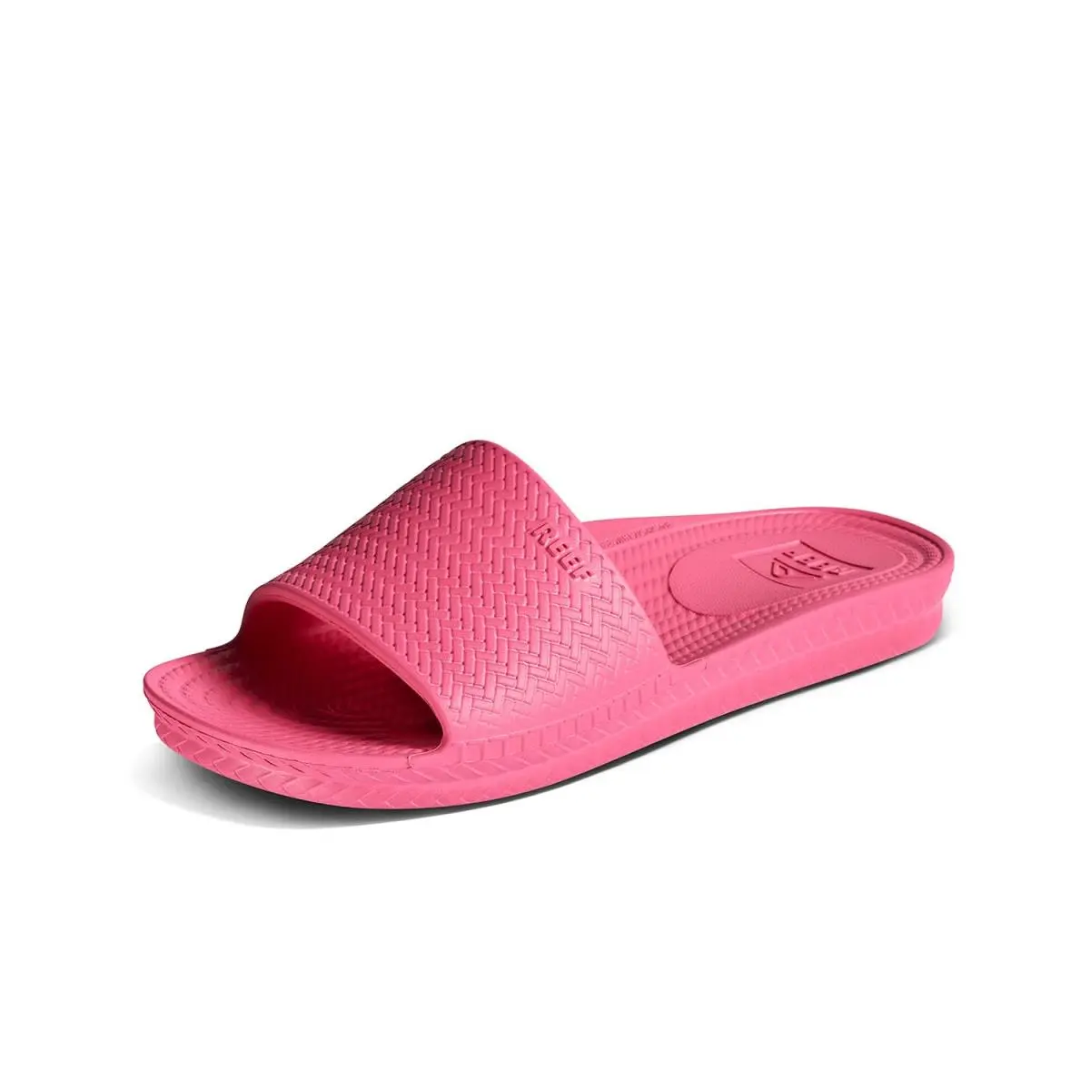 Water Scout Womens Beach Slide Sandal Soft and Supportive hot pink by Reef