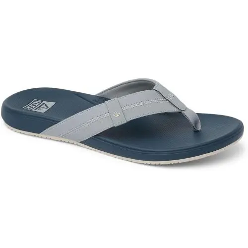 Man Reef Cushion Phantom Arch Support Flip Flop Sandal CJ9053 Grey/navy - Grey/Navy