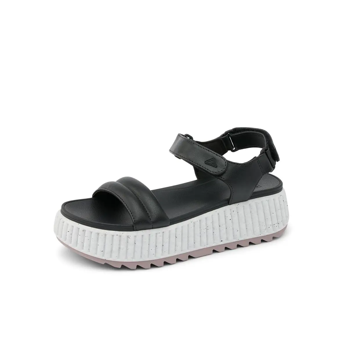 Vista Higher Raya Women`s Platform Sandal Adjustable Straps black white by Reef
