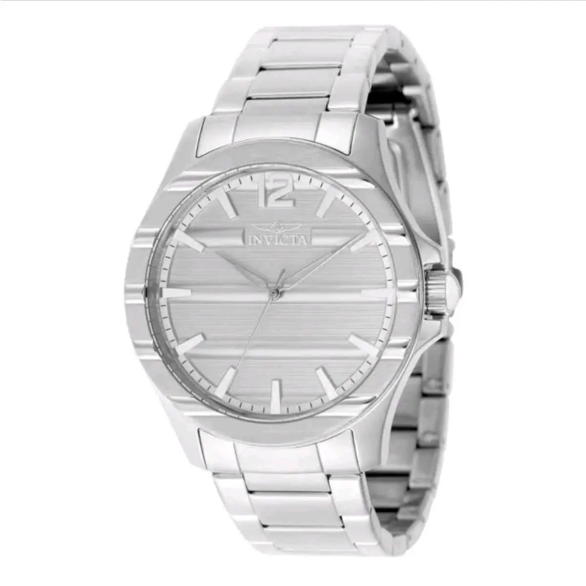 Invicta Men`s Watch Speedway Quartz Silver Dial Stainless Steel 43mm. 50329