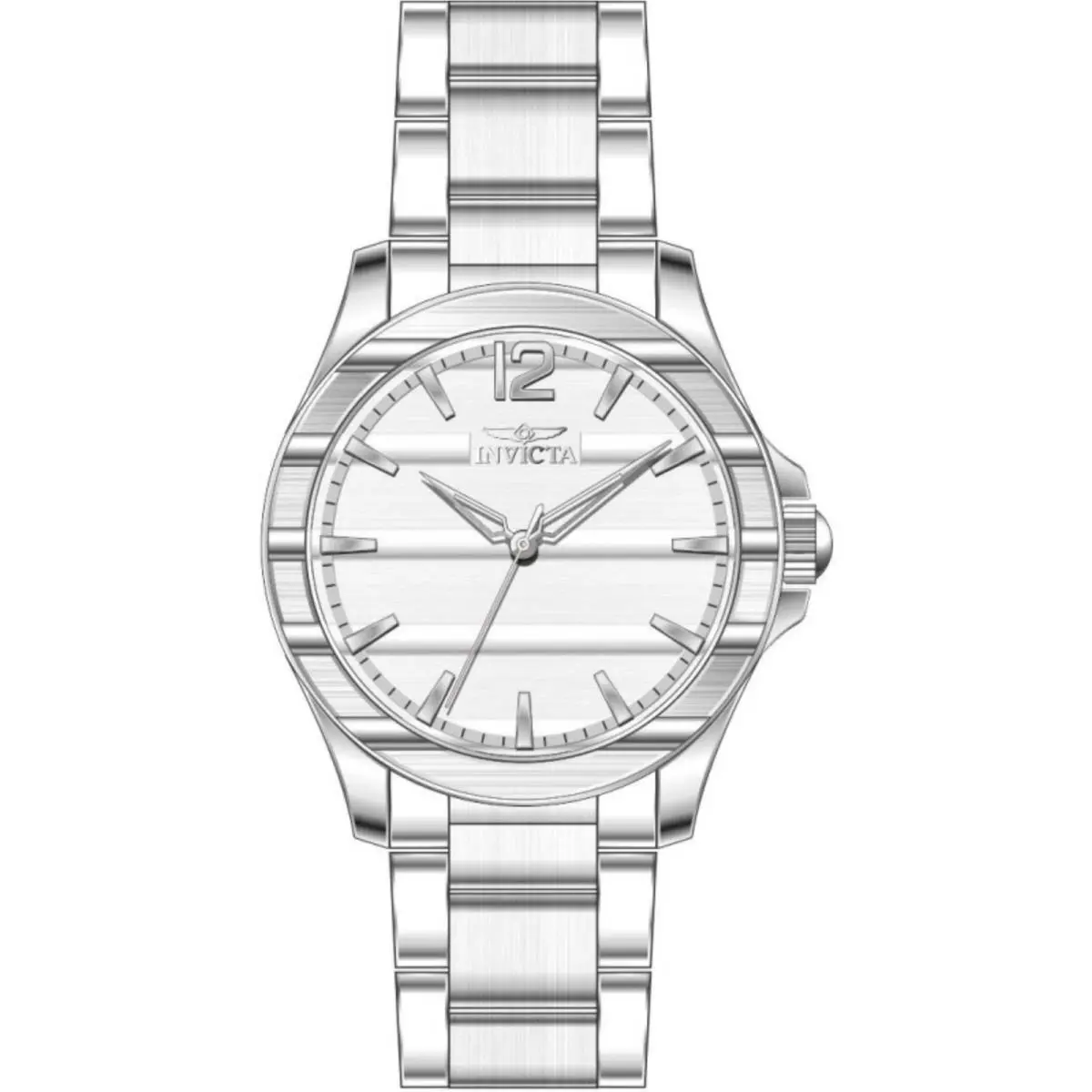 Invicta Men`s Watch Speedway Quartz Silver Dial Stainless Steel Bracelet 50329