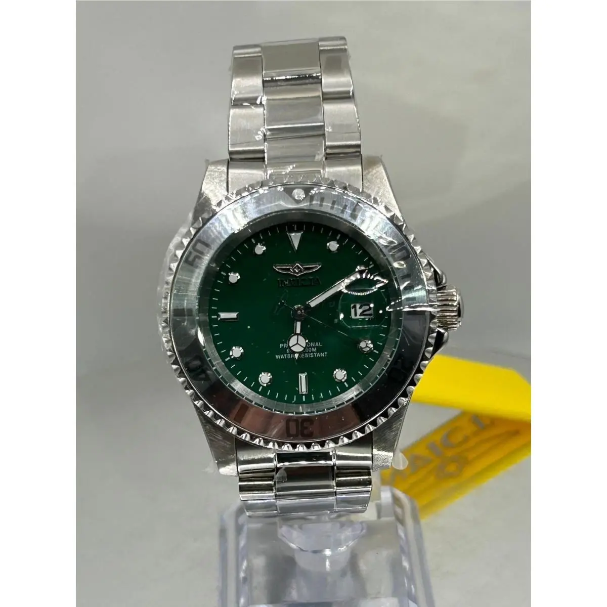 Invicta Pro Diver 50958 Green Dial 40mm Stainless Steel Men`s Watch
