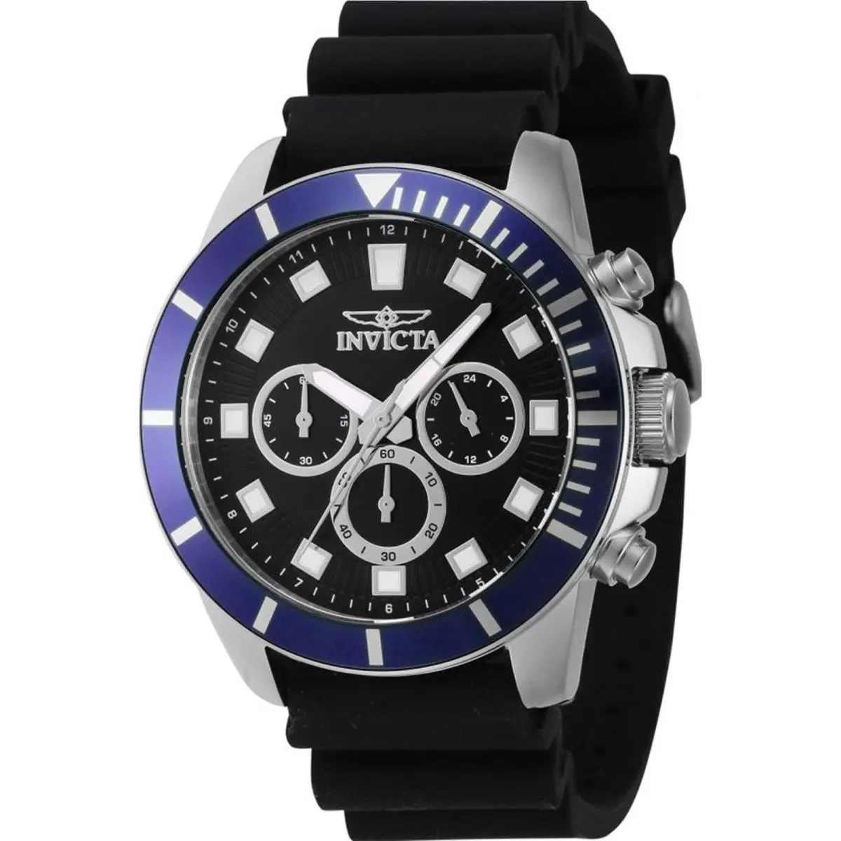 Invicta Men`s 46079 Pro Diver Quartz Chronograph Black Dial Watch