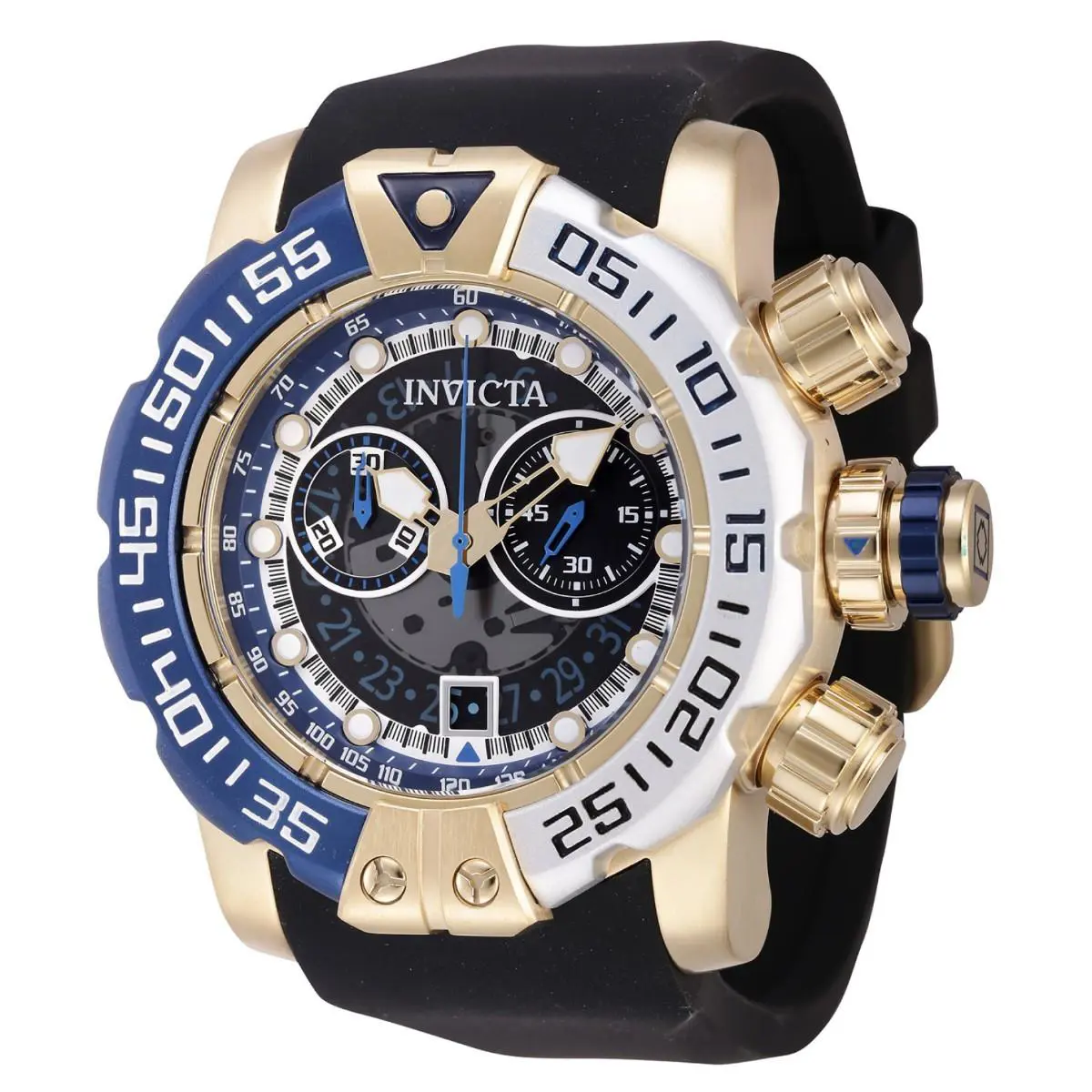 Invicta 44845 Gen Iii Sea Hunter Swiss Z50 Steel Chronograph Quartz 57MM