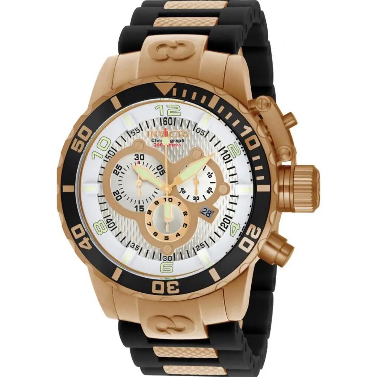 Invicta Men`s 10620 Corduba Quartz Chronograph Silver Dial Watch