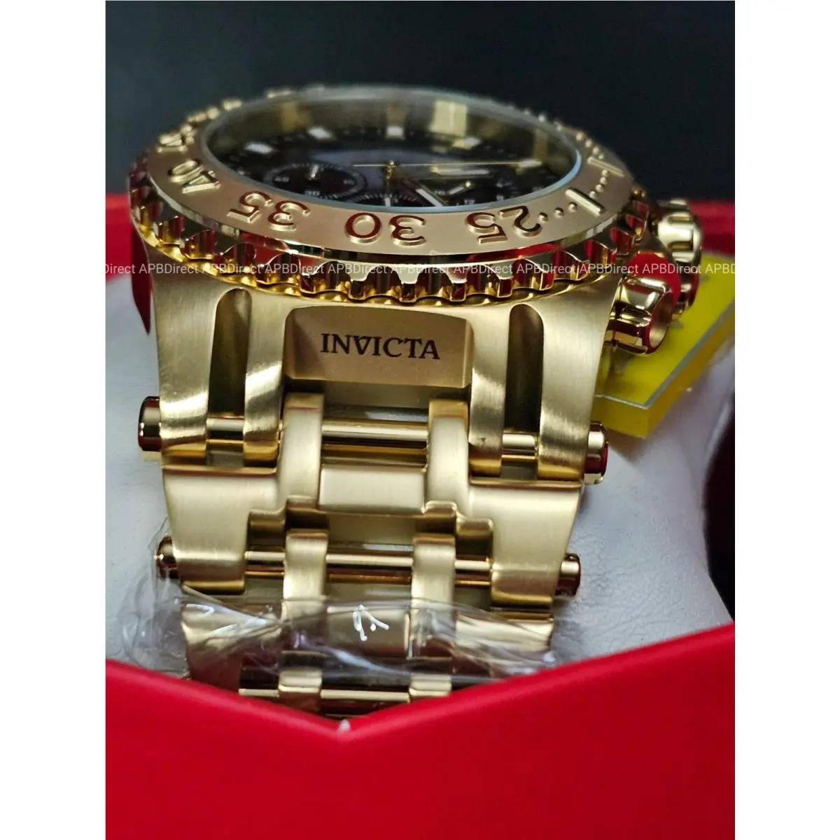 Invicta - Chaos - Coalition Forces Gold Plated SS - 50mm Chronograph Mens Watch