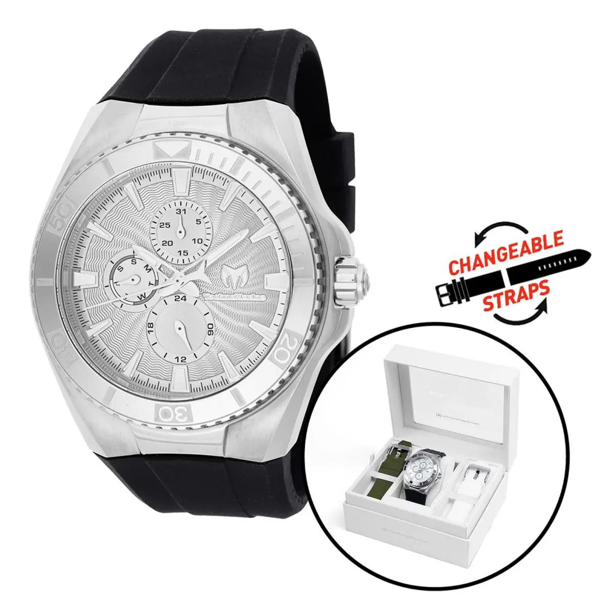Invicta Technomarine Cruise California Men`s Watch - 45mm with Interchangeable Strap