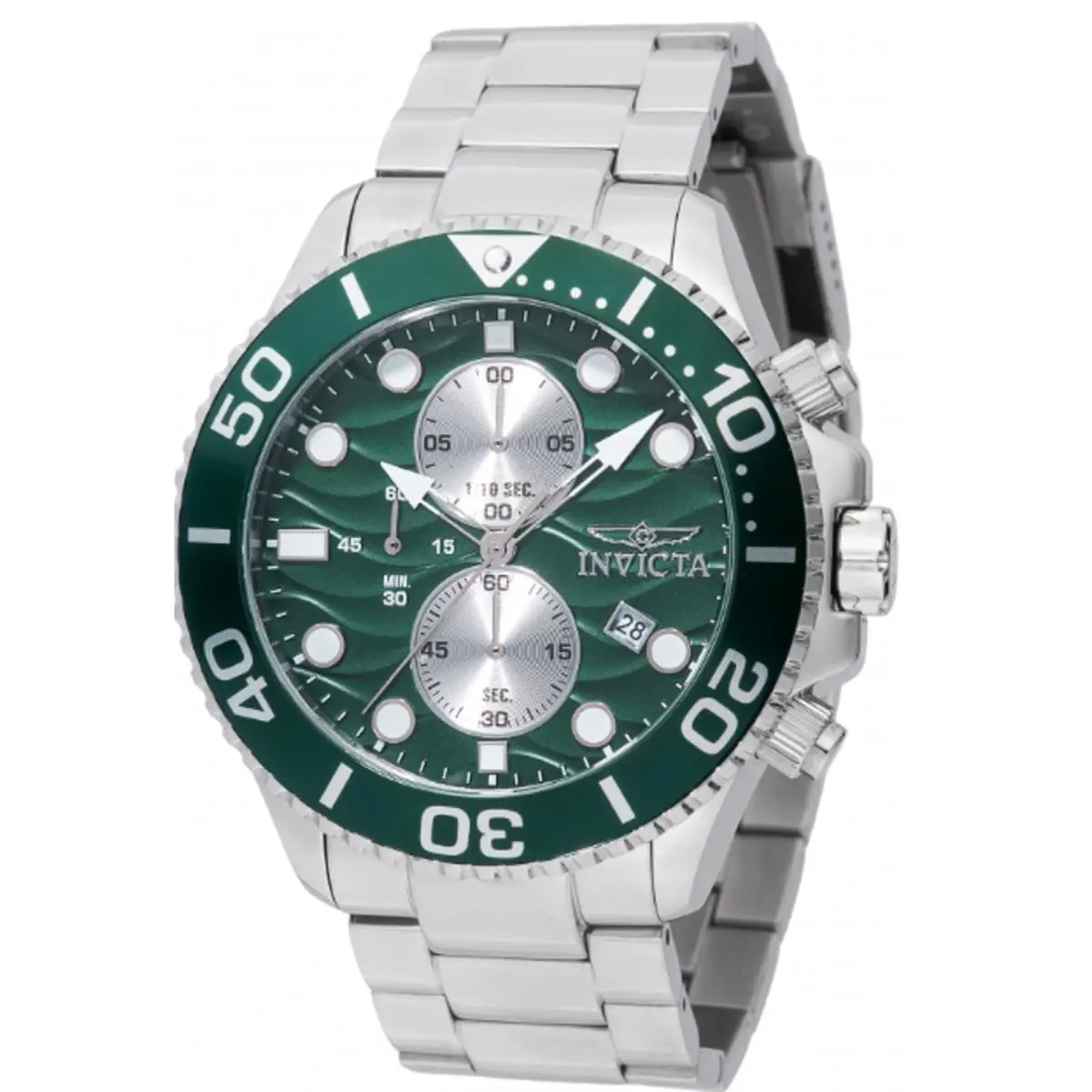 Invicta Pro Diver Men`s Watch - Isize Technology - 53mm Silver 50219