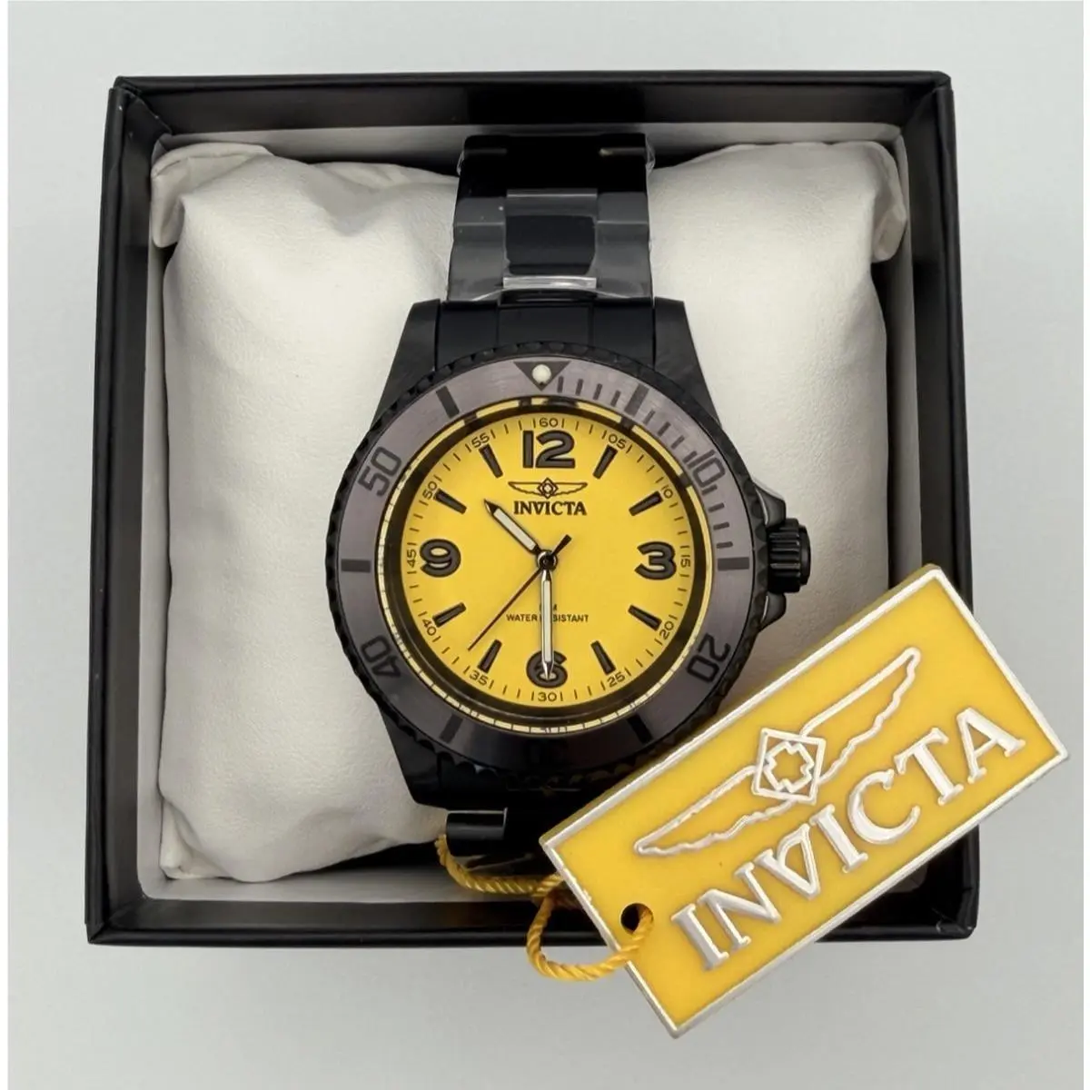 Invicta Specialty Men`s Watch 41mm Black Yellow Dial 69718