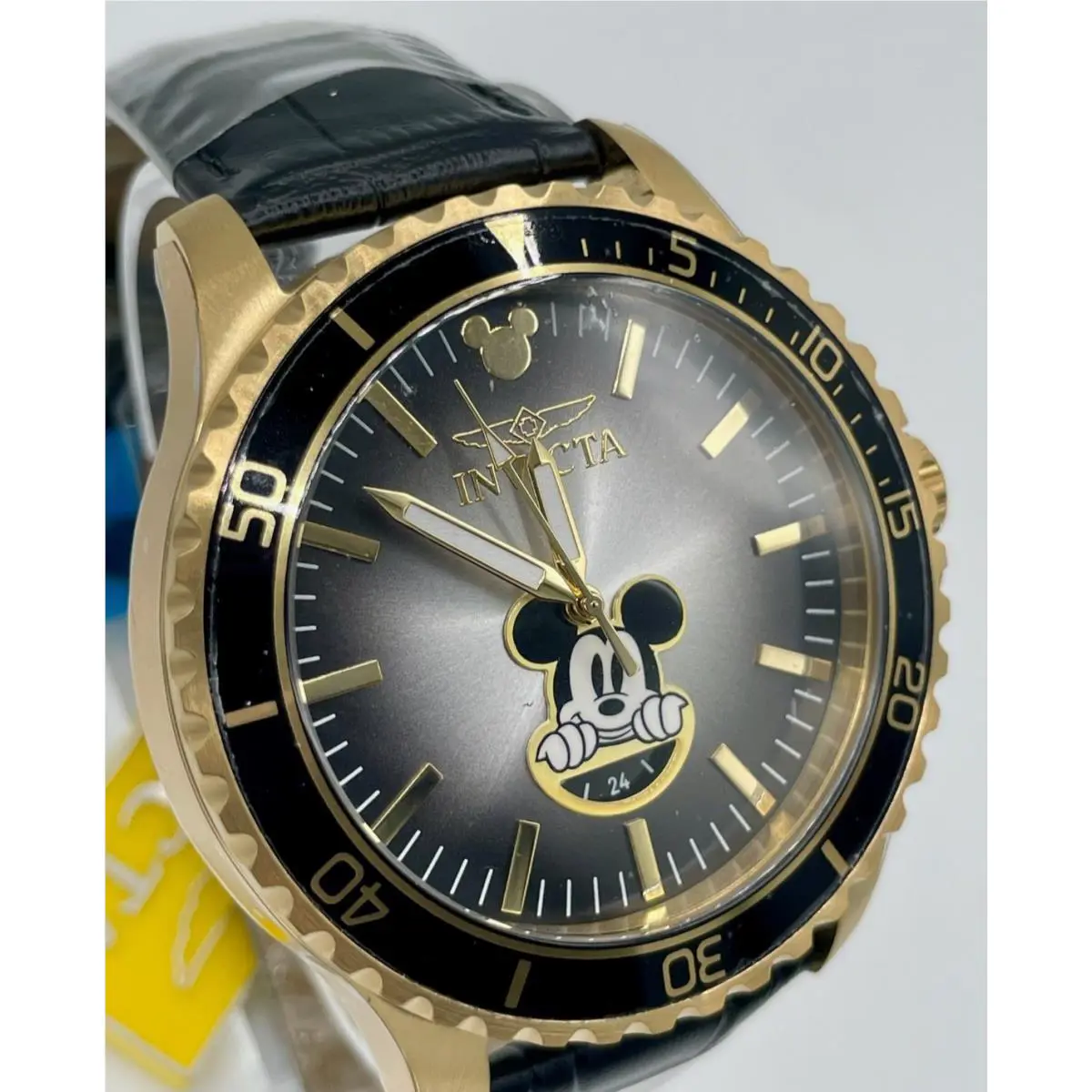 Invicta Disney Limited Edition Mickey Mouse Men`s Watch - 48mm Black 39169