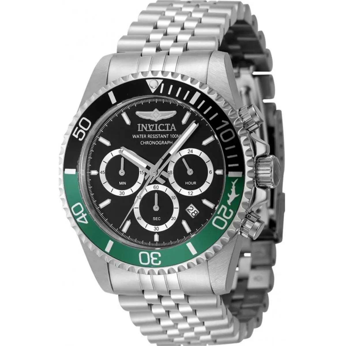 Invicta Men`s 48380 Pro Diver Quartz Chronograph Black Dial Watch