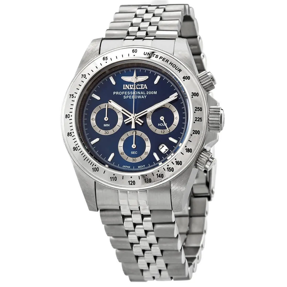 Invicta Speedway Chronograph Quartz Blue Dial Men`s Watch 30990