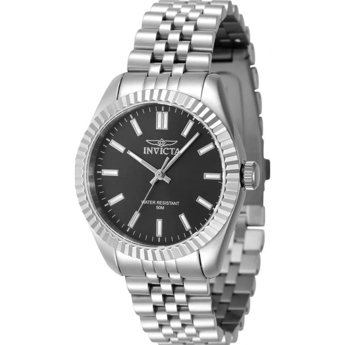 Invicta Women`s 47494 Specialty Quartz 3 Hand Black Dial Watch