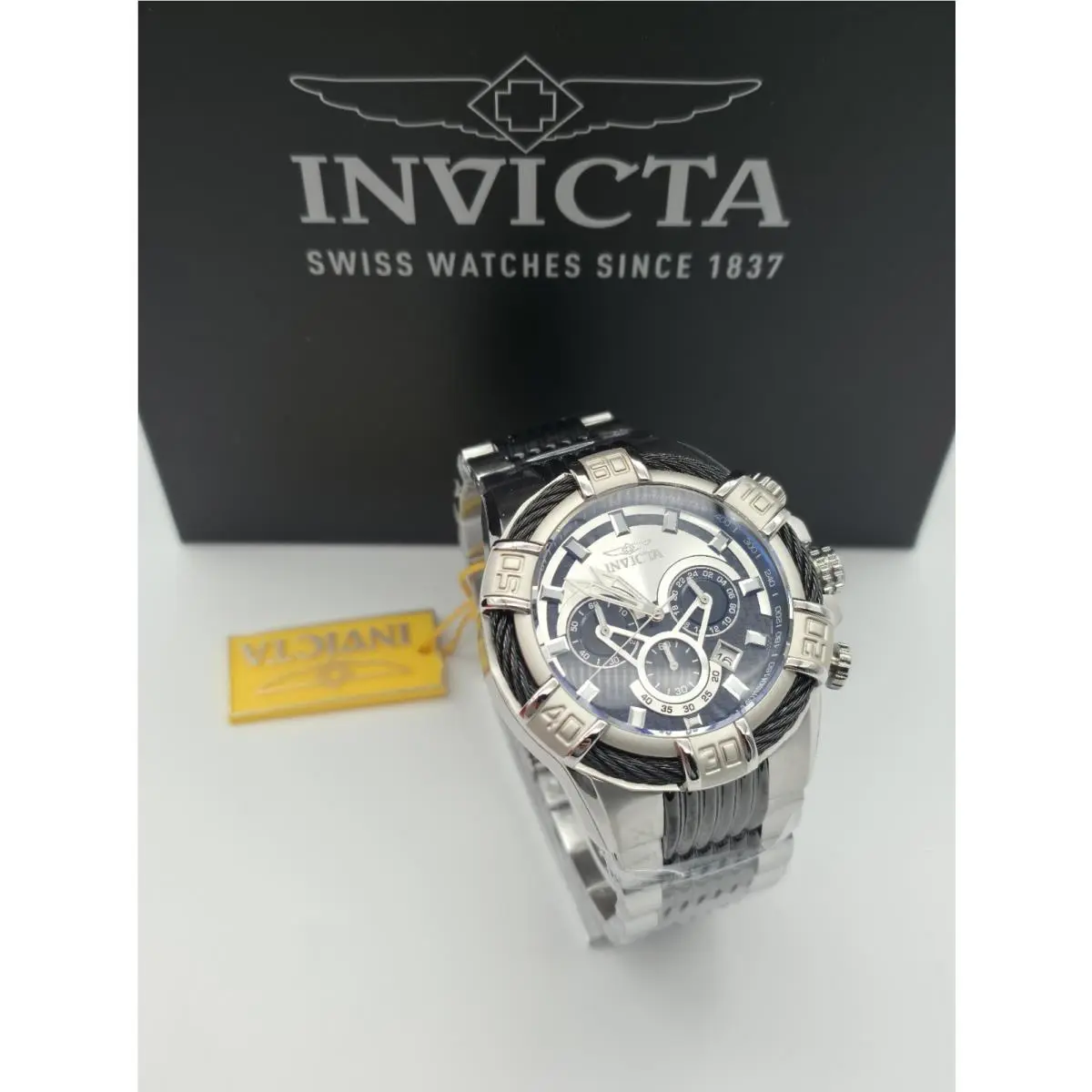 Invicta Bolt Men`s Watch - 52mm Steel Black 29569 0541
