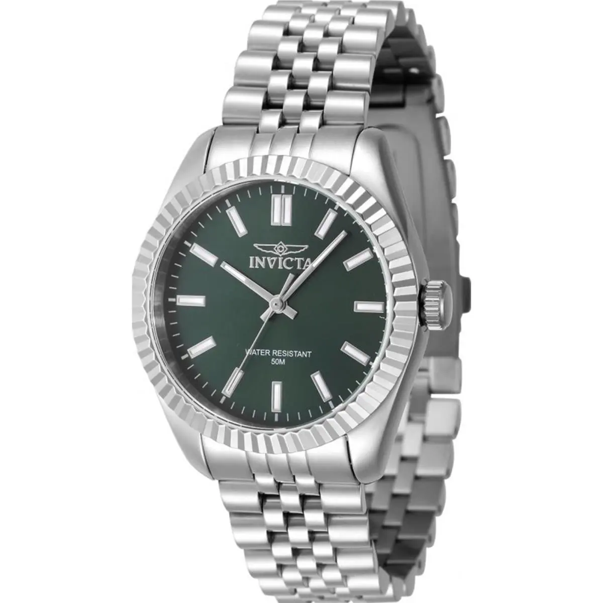 Invicta Women`s 47496 Specialty Quartz 3 Hand Green Dial Watch