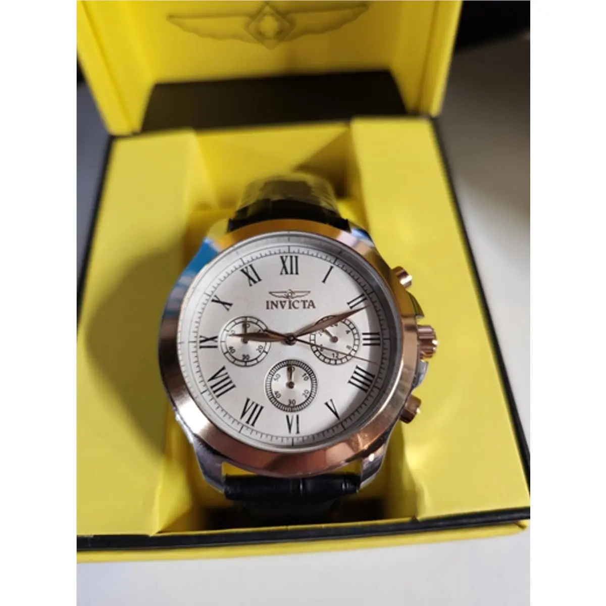Invicta Specialty Men`s Watch - 44mm Steel Rose Gold 21660
