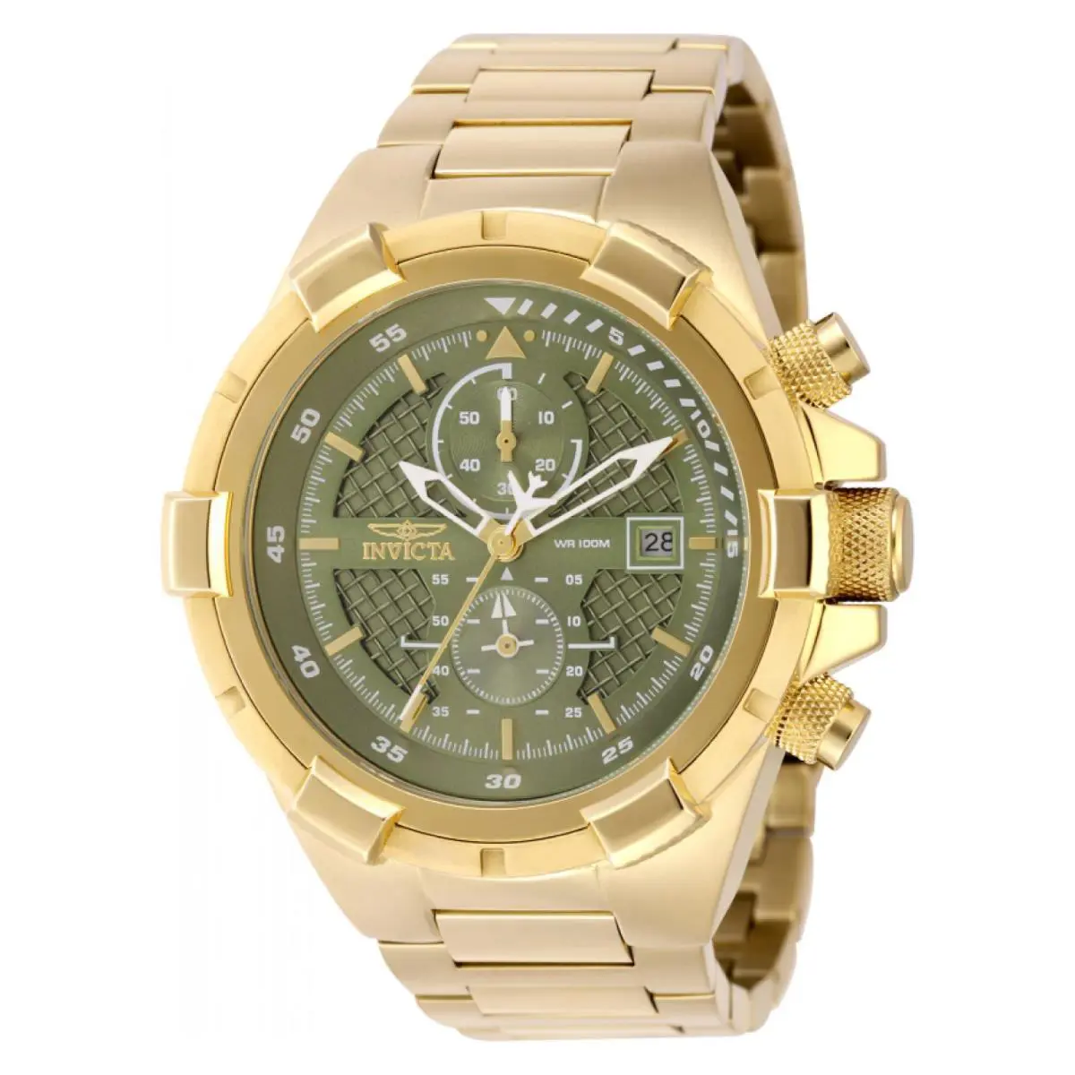 Watch Invicta INV49255 Aviator Men 50.5 Stainless Steel