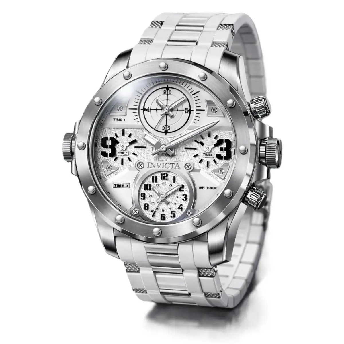 Invicta Coalition Forces Men`s Watch - 50mm White Steel 50217