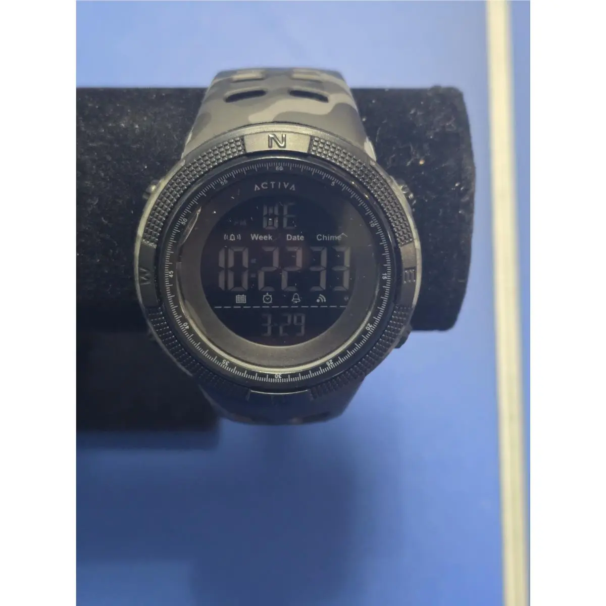 Activa Summit X Invicta Men`s Digital Watch 50mm Camo Beige ACW1915MC-003
