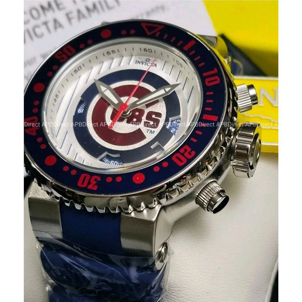 Invicta - Mlb - Chicago Cubs Chronograph Pro Diver - 50mm Mens Watch