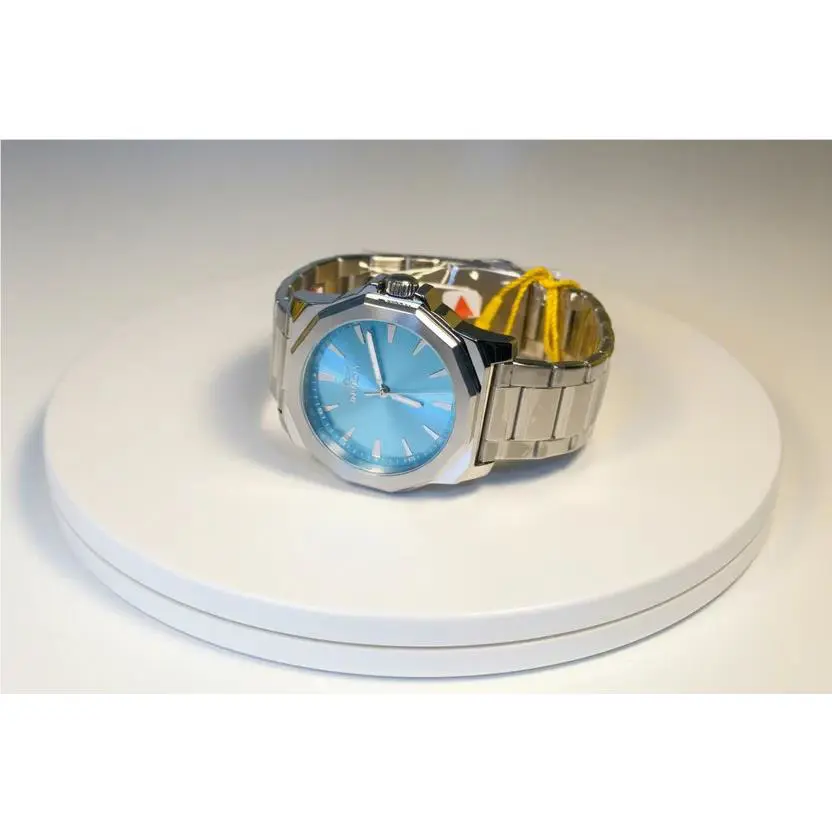 Invicta Speedway Men`s 42mm Watch Silver Tone Steel Blue Dial Quartz 50984