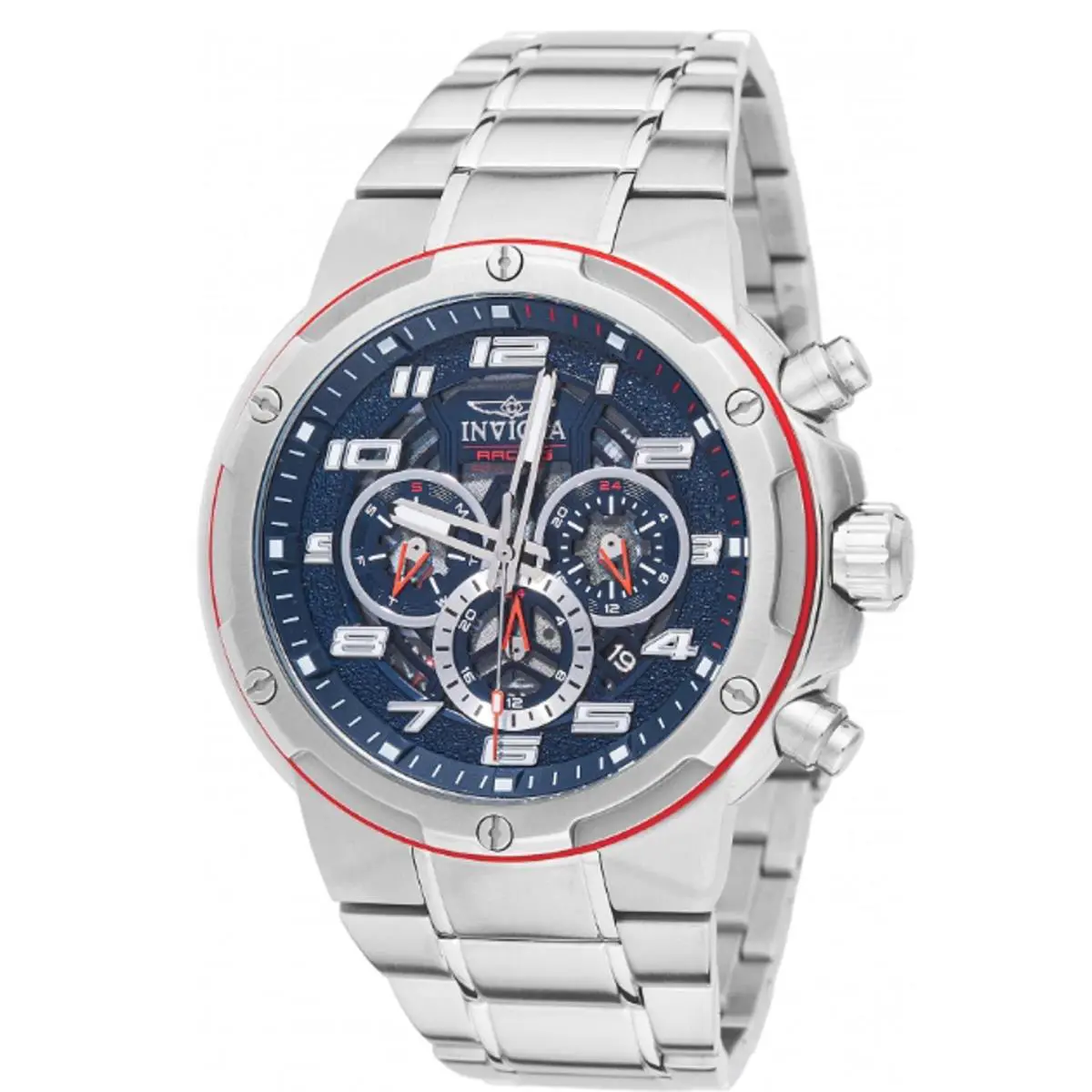 Invicta S1 Rally Men`s Watch - Isize Technology - 49mm Silver 50254