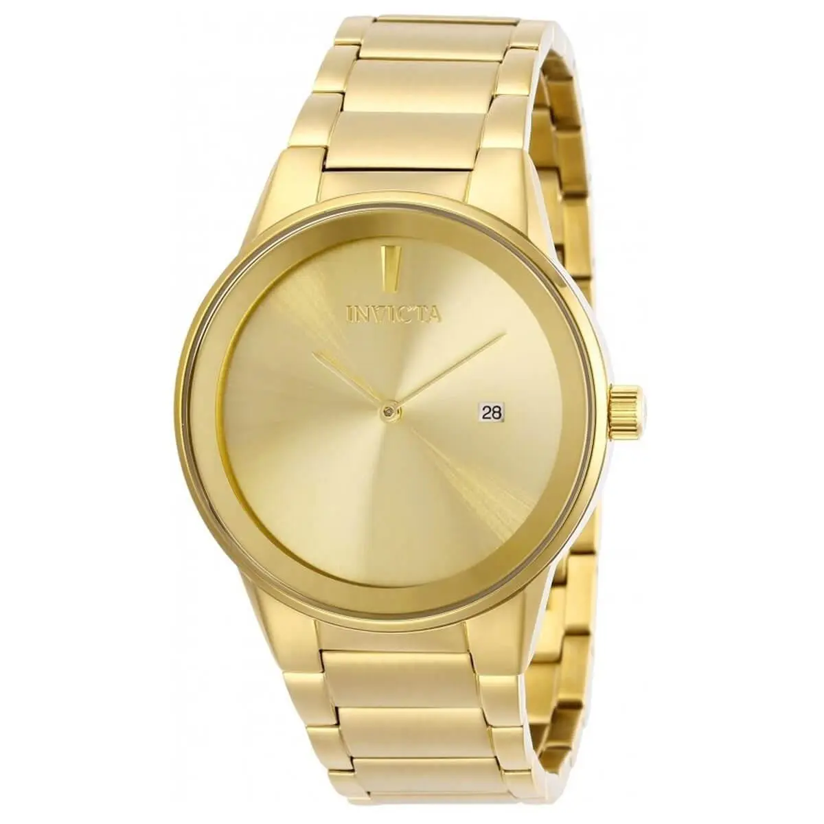 Invicta Men`s Watch Specialty Quartz Yellow Gold Stainless Steel Bracelet 29471