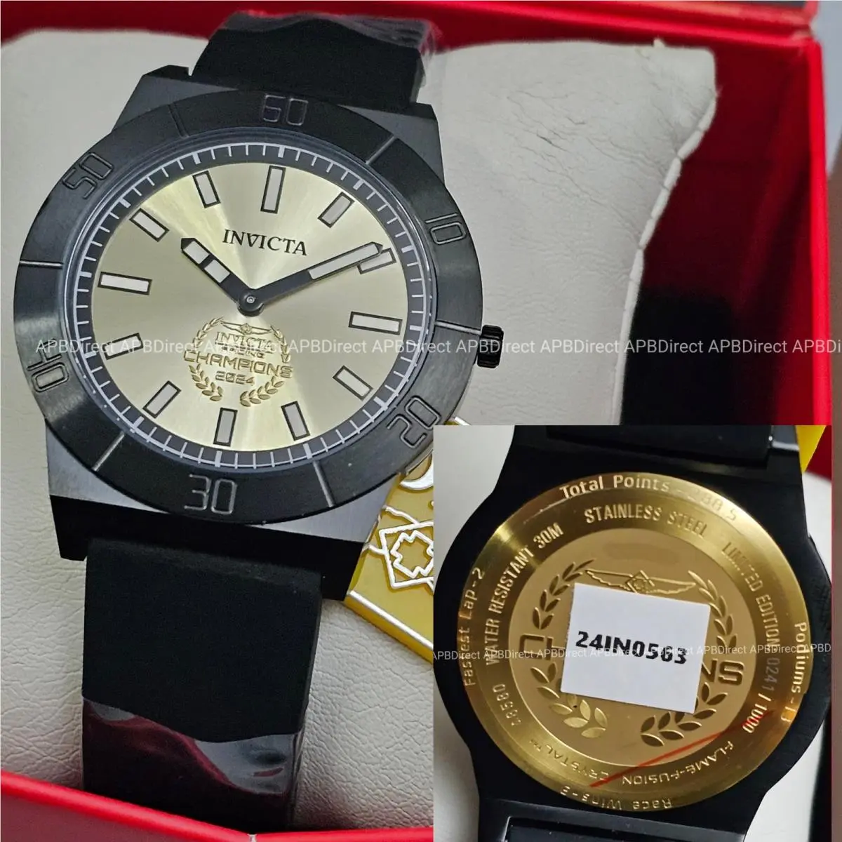 Invicta - Racing 2004 Champions Limited Edition 337 Ultra Slim Stats Mens Watch