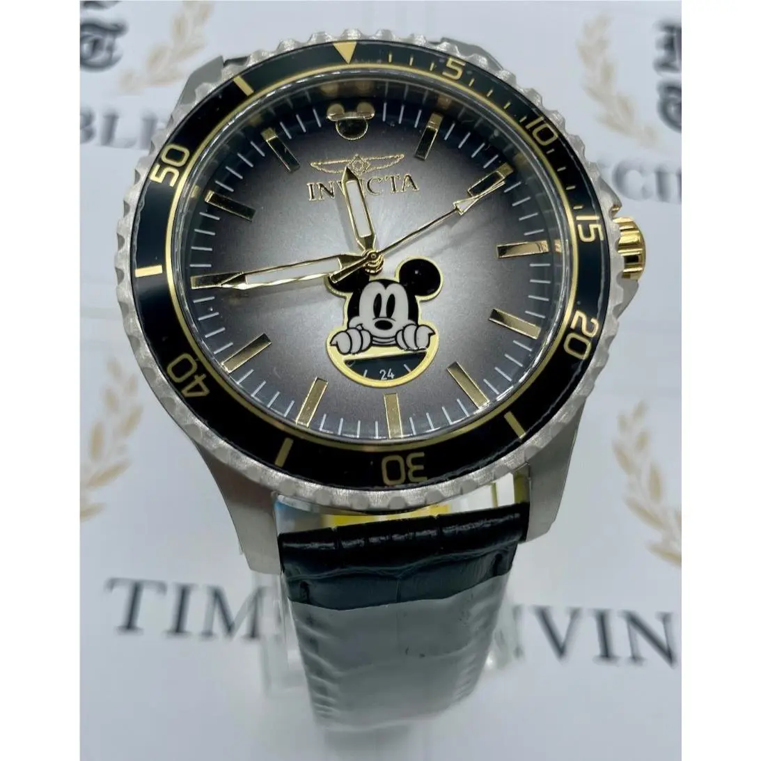 Invicta Disney Limited Edition Mickey Mouse Men`s Watch - 48mm Black 39171
