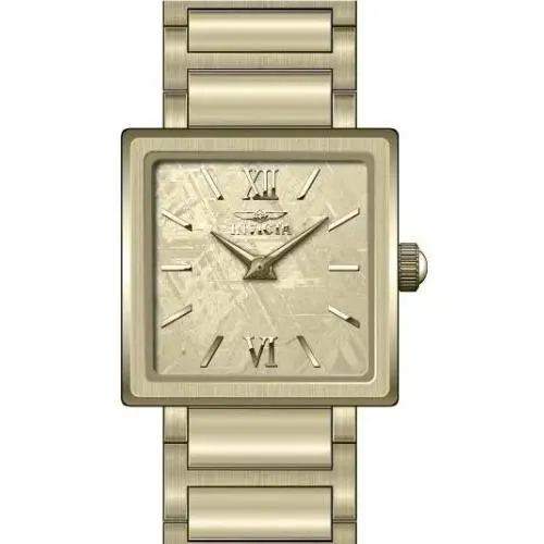 Women`s 50164 Angel Quartz PC20S Gold Dial Watch by Invicta