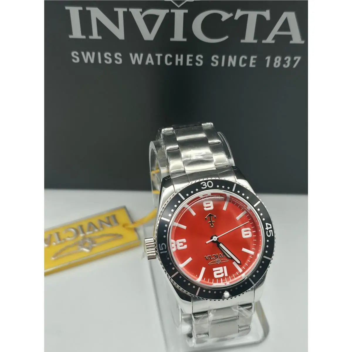 Men`s Pro Diver 38mm Orange 50017 by Invicta