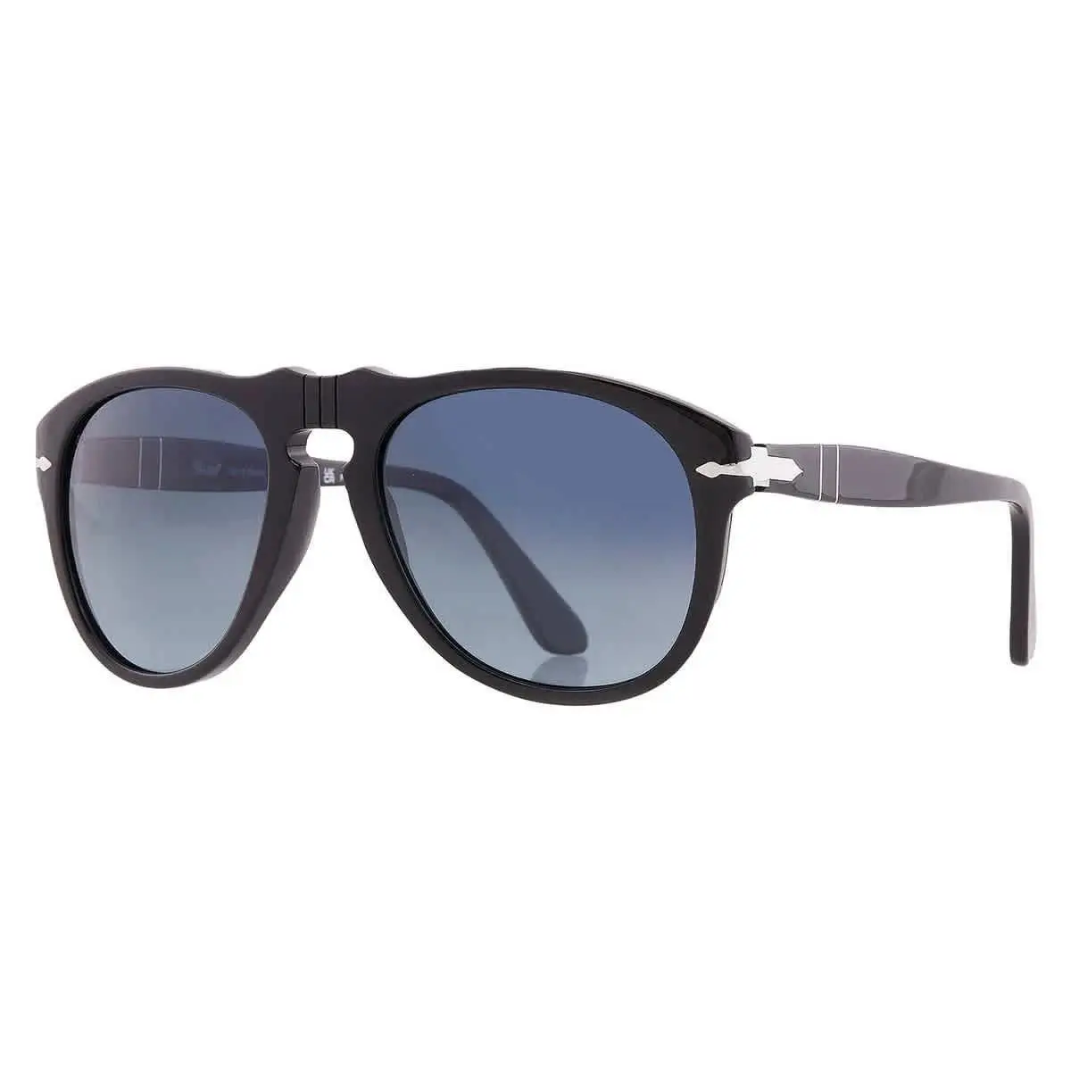 Polarized Blue Gradient Pilot Men`s Sunglasses PO0649 95/S3 54 by Persol