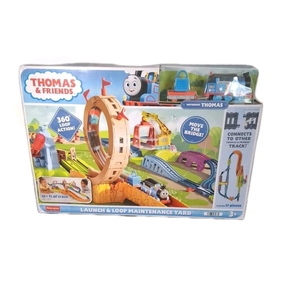 Thomas Friends Launch Loop Maintenance Yard Carly The Crane Train Toy