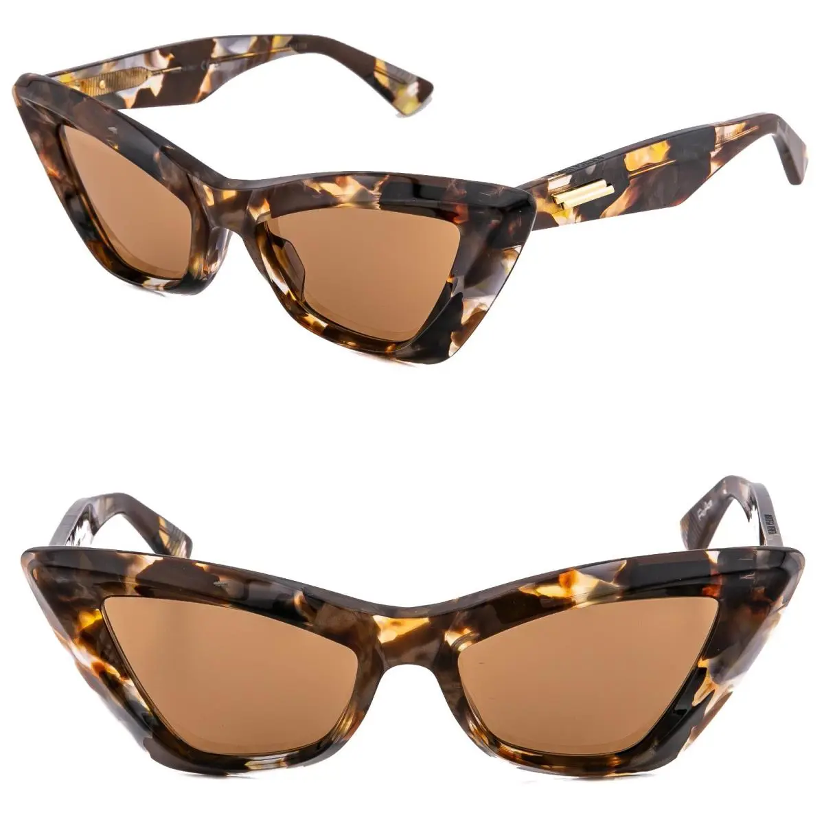 Bottega Veneta 1391 Reace BV1391S Brown Limited Cat Ribbon Sunglasses 002