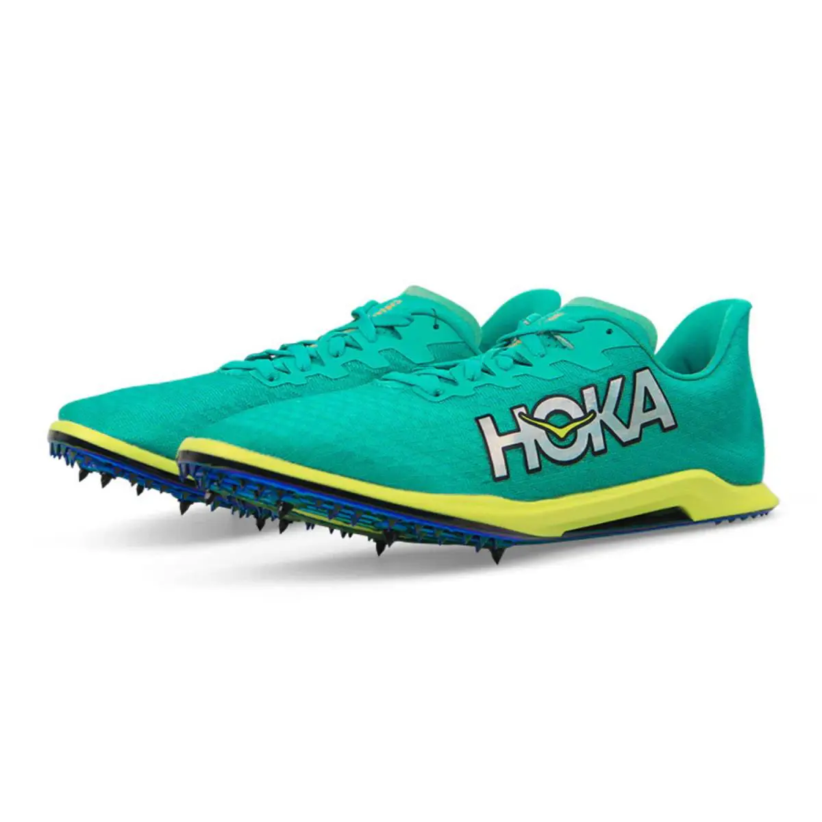 Hoka One One Cielo X 2 MD 1134534-CEPR Women`s Blue Spikes Running Shoes SHOP98 - Blue