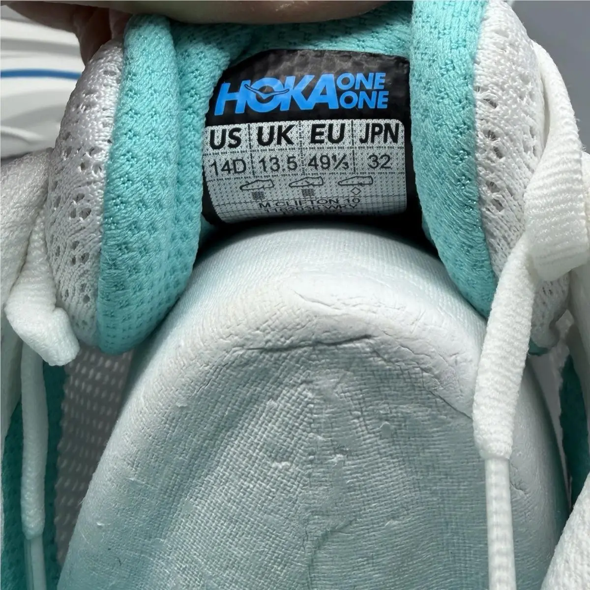 Hoka shoes - Hoka Clifton 10 - Clifton - 1162030 WKY - White (UPC: 0197634750620) 10