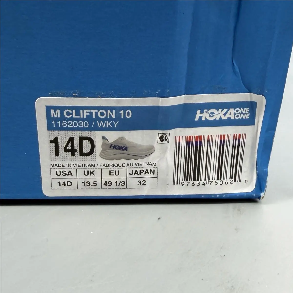 Hoka shoes - Hoka Clifton 10 - Clifton - 1162030 WKY - White (UPC: 0197634750620) 12