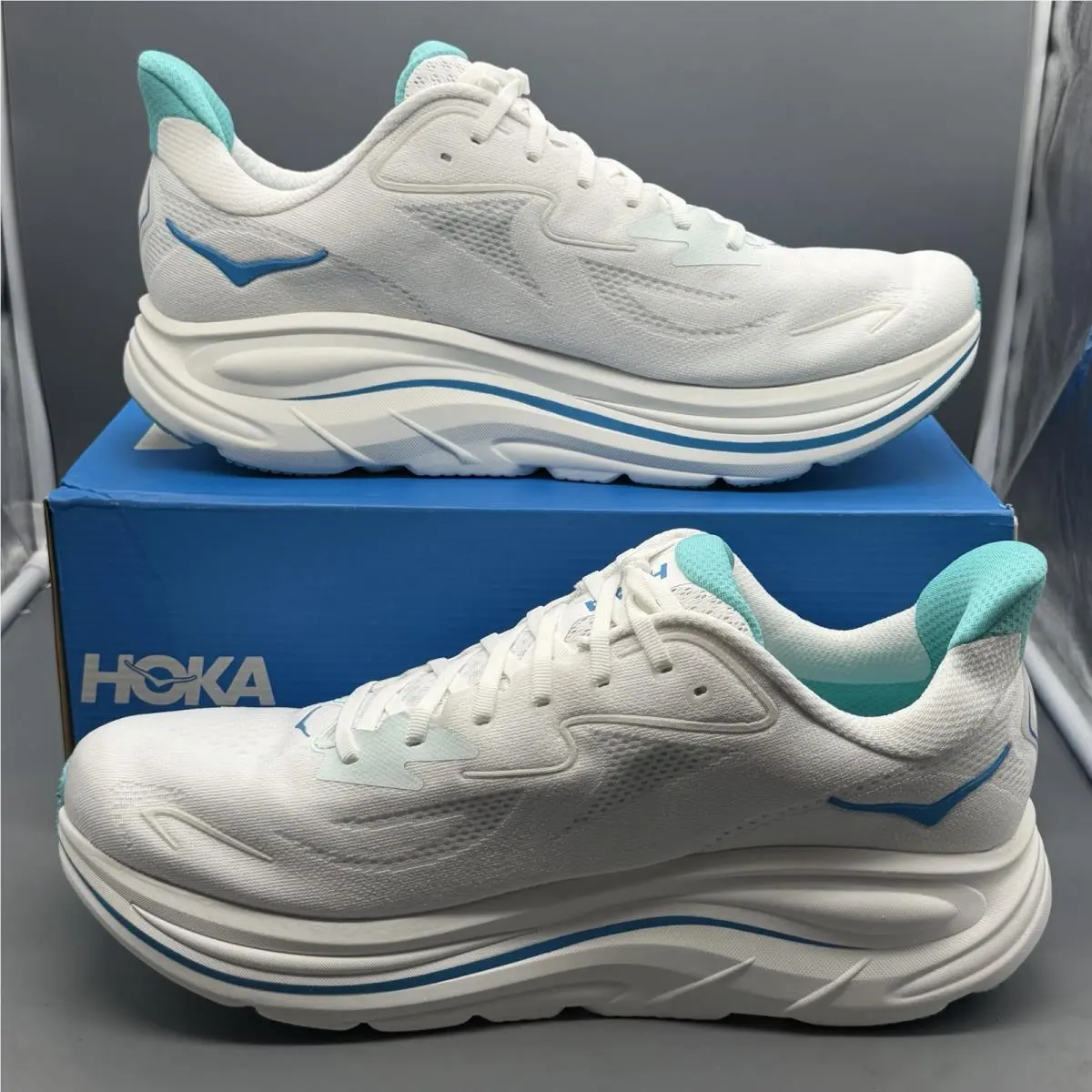 Hoka shoes - Hoka Clifton 10 - Clifton - 1162030 WKY - White (UPC: 0197634750620) 1